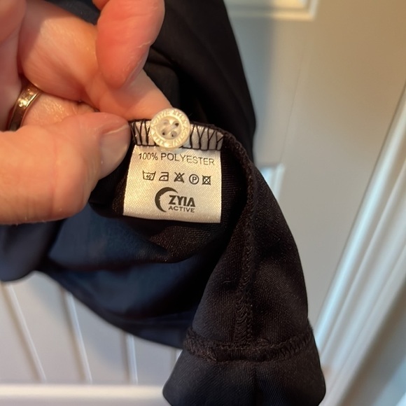 Navy ZYIA tennis golf athleisure dress sporty preppy country club size XL - Picture 9 of 12